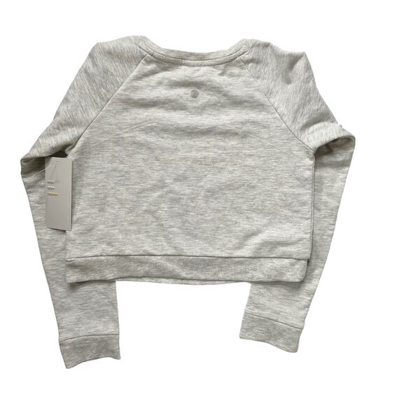 NEW Zella Girl Gray Sweatshirt Size Small Crewneck - Picture 2 of 8